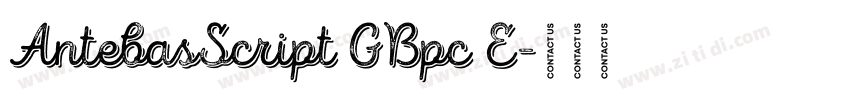 AntebasScript GBpc E字体转换